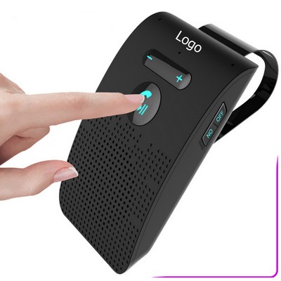 Handsfree Bluetooth Car Speakerphone with Visor Clip