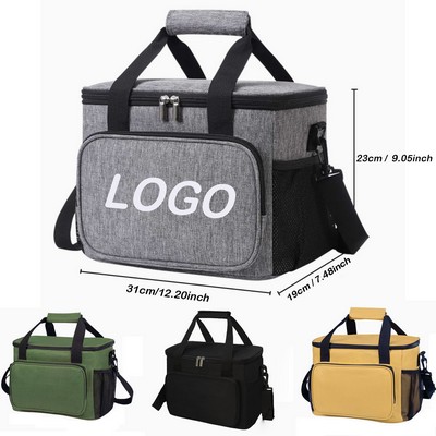 24-Can Large Foldable Cooler Bag (15L)