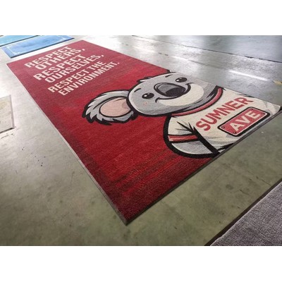 Branded Logo Mat - Brand Rep with Value Backing - 3' x 10'