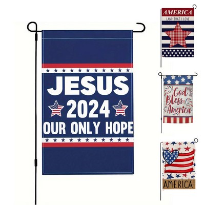 12" x 12" Trump 2024 Yard Sign with Metal Stake