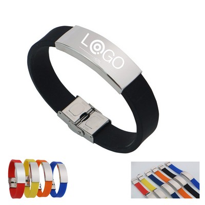 Silicone ID Band Medical Alert Bracelet