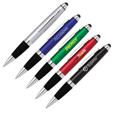 2-in-1 Ballpoint Pen w/Stylus