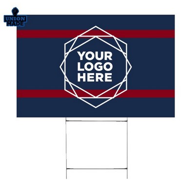 Corrugated Plastic Yard Signs - Full Color Digital Print