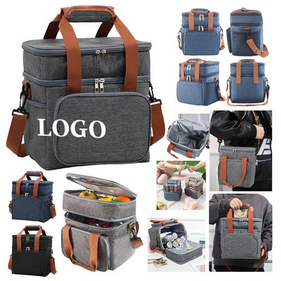 Portable insulated lunch bag